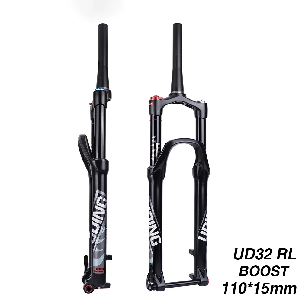 ZTTO UDING MTB велосипед 32 RL BOOST 140 мм Air 29 29er 27,5+ дюйм 3,0 29+ плюс 110 мм 110*15 амортизационная вилка замок конический через ось