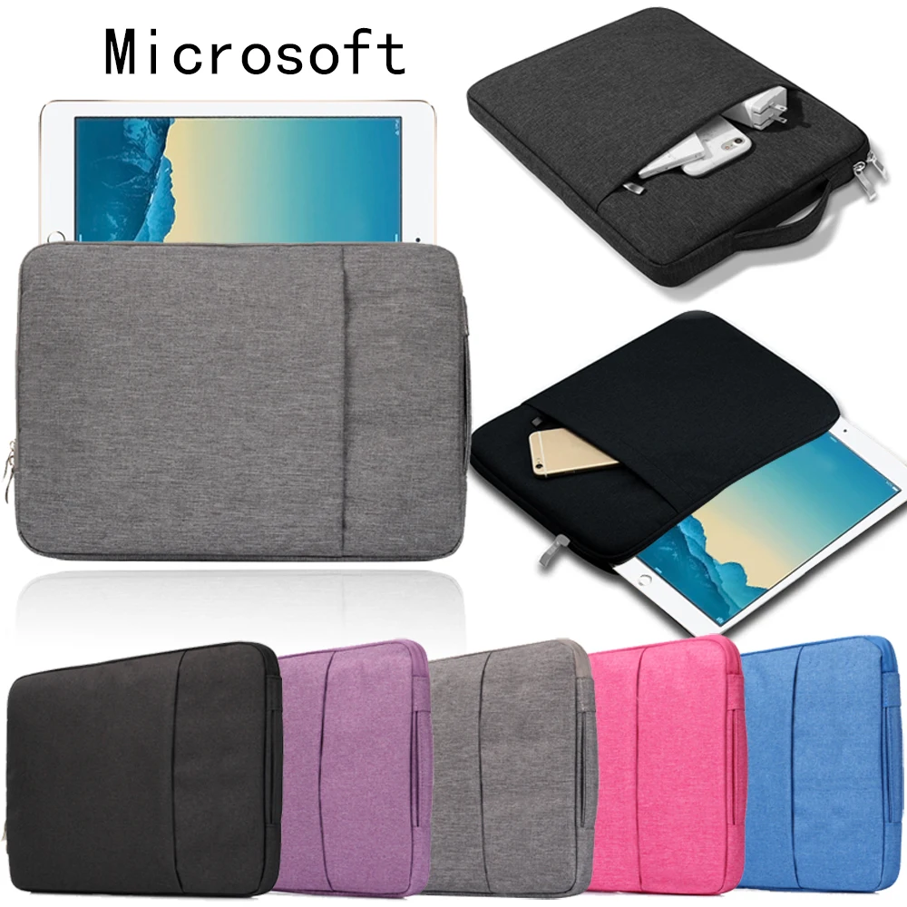 Laptop Sleeve Bag with Pocket for 11/13/15 Inch Notebook Case Cover Suitable Microsoft Surface/2/3/Pro/Book/Laptop | Компьютеры и офис