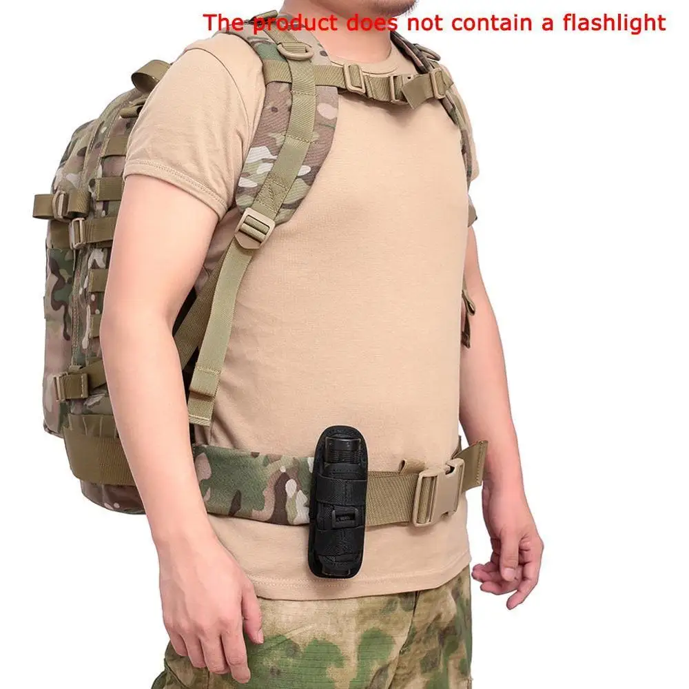 

Flashlight Beg Holster Portable Carrying Case Pouch Holder For Outdoor Lighting Made Of Durable Nylon Material