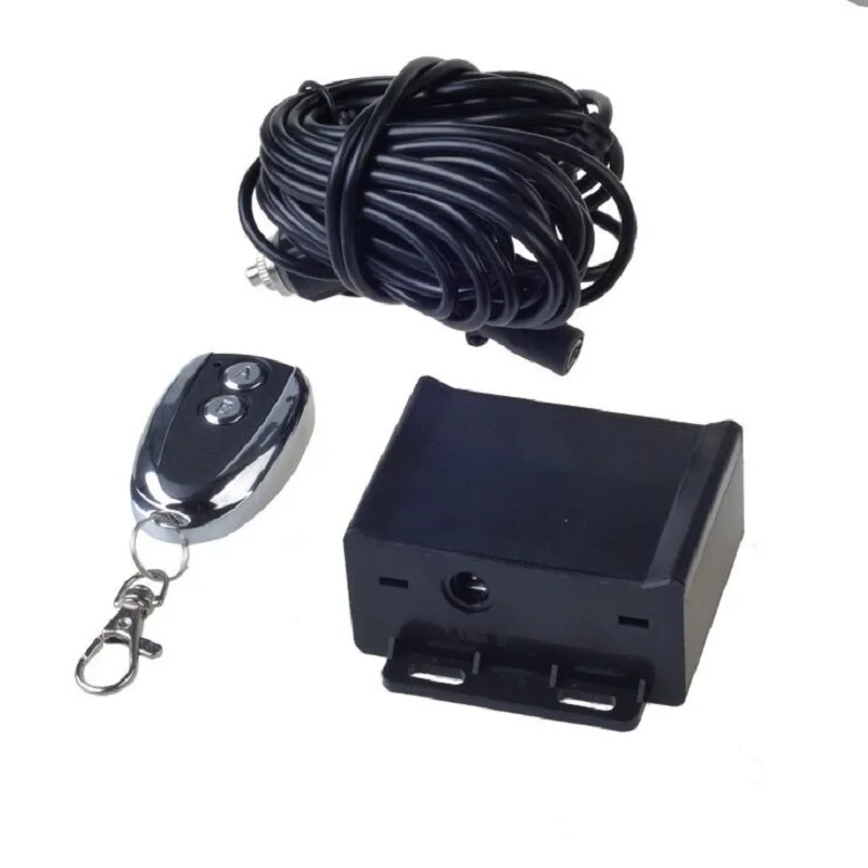 Universal 12V Car Wireless Remote Control Kit for Exhaust Muffler Electric Valve Cutout System Dump Car Accessories 220v small crane mini electric hoist accessories 0 5 ton 1 ton electric manual wireless remote control accessories