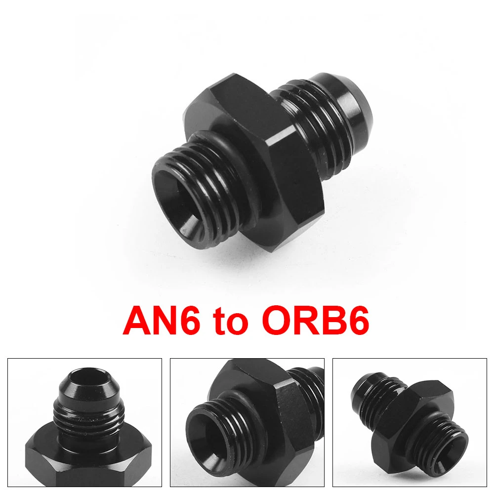 Мужской переходник ORB-6 уплотнительное кольцо Boss AN6 6AN к черный TT101903 | Автомобили и