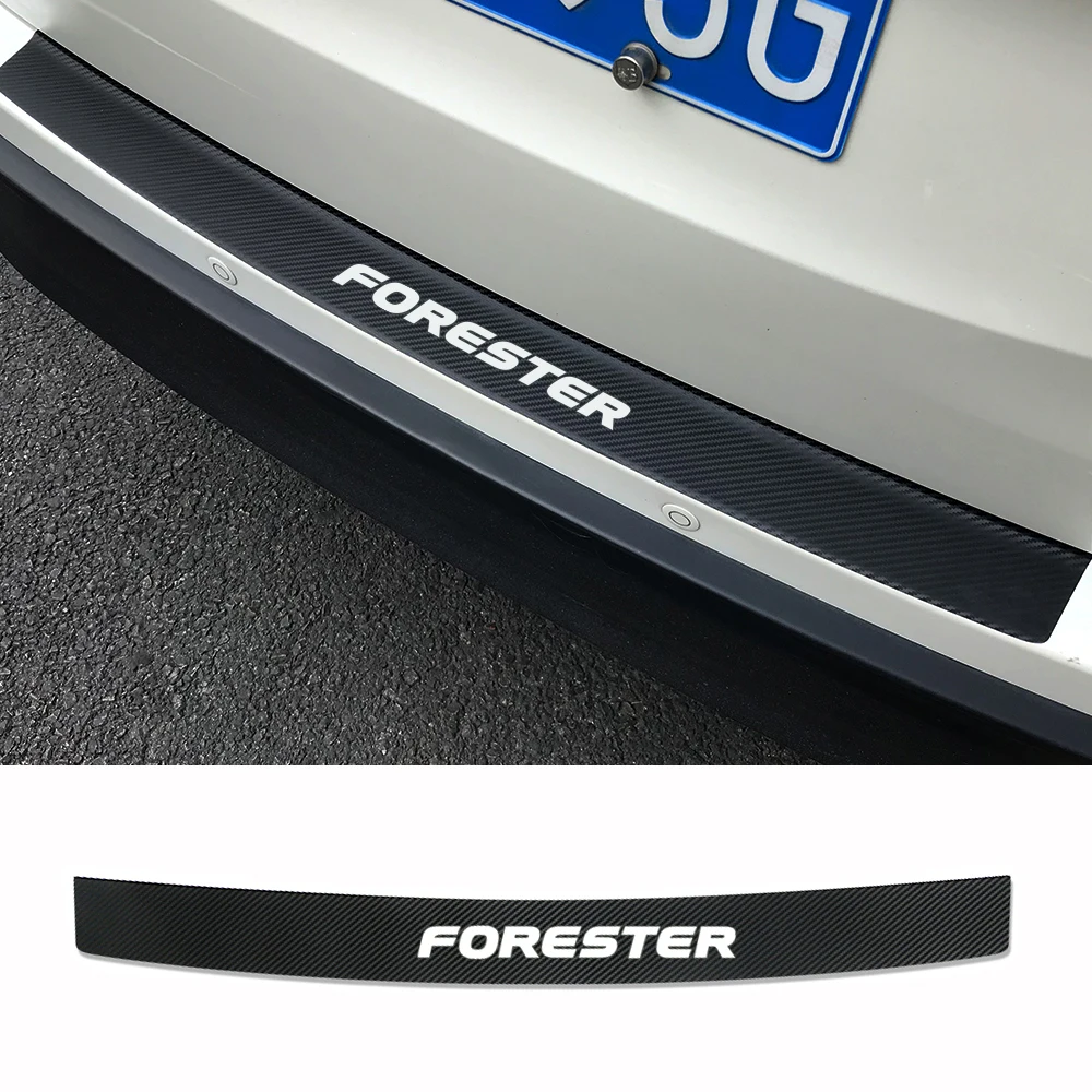 Багажник автомобиля задняя защитная накладка наклейка для Subaru Forester Авто задний