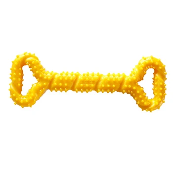 

Durable Molar Dog Chew Toy Bite Resistant Bone Shape Gift Puppy Reduce Anxiety For Aggressive Non Toxic Teeth Cleaning Soft TPR