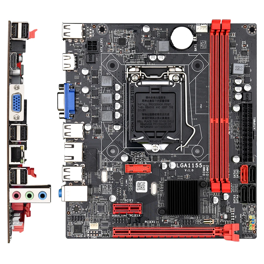 Материнская плата B75 lga1155 настольная материнская SATA3.0 USB3.0 Intel b75 для настольного