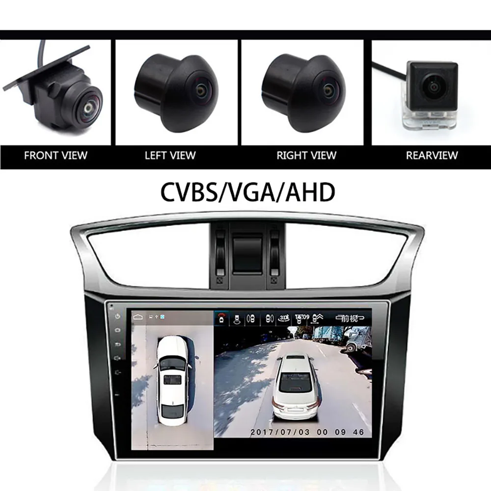 Самый последний автомобиль 3D объемный вид система контроля, 360 градусов, вождение, 360 камера для автомобиля панорамная камера 4-канальный вид... Самый последний автомобиль 3D объемный вид система контроля, 360 градусов, вождение, 360 камера для автомобиля панорамная камера 4-канальный вид...