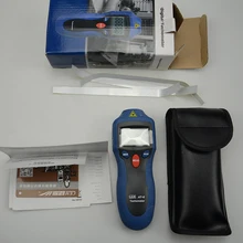 AT-6 Профессиональный AT6 Портативный цифровой тахометр анализатор мотора колеса ветра Тахометр Высокочувствительный ускоряющий инструмент