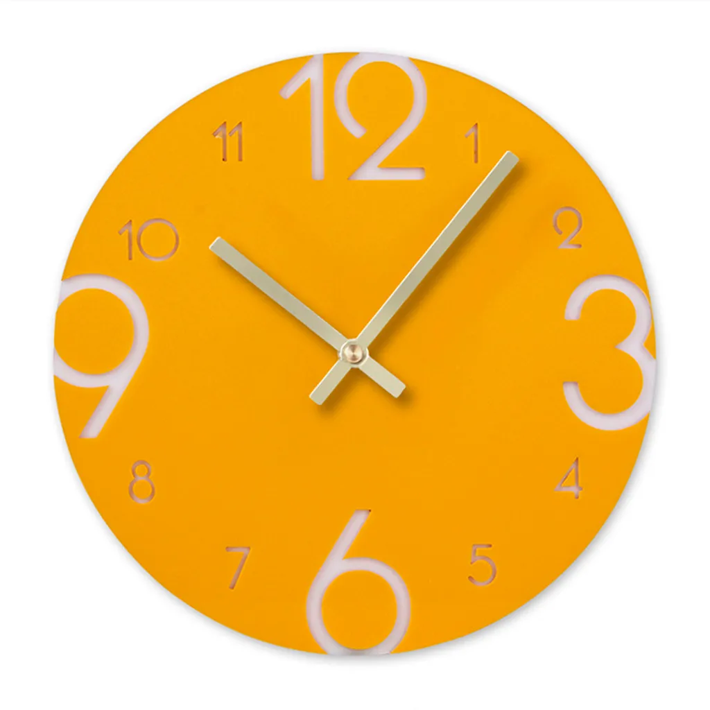 Clock Watch Wall Clocks Horloge Diy Acrylic Home Decoration Living Room Quartz Needle Hot Sale