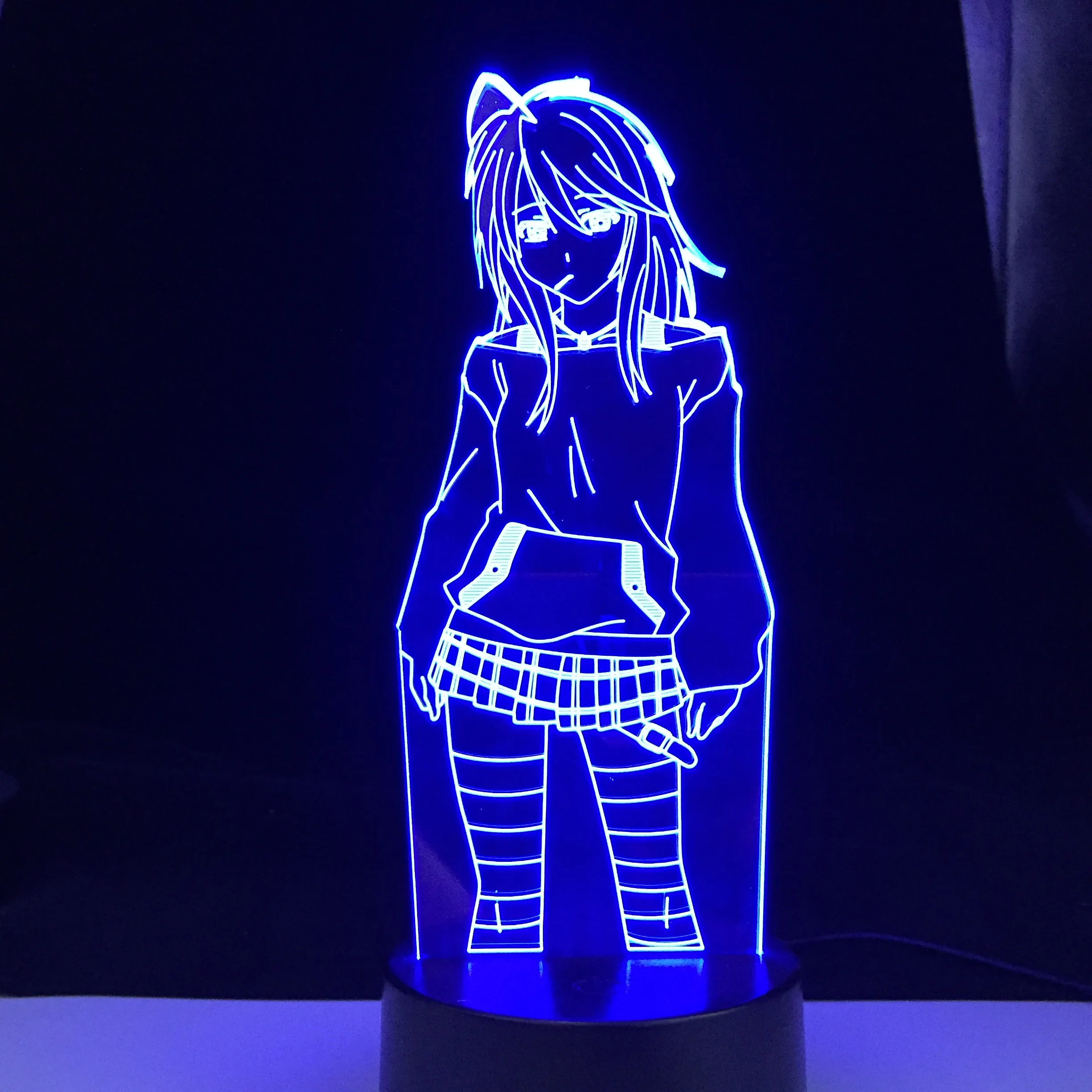 Compra online de Anime luz led kamisama beijo tomoe figura para decoração  do quarto luz da noite presente de aniversário lâmpada 3d manga kamisama  beijo