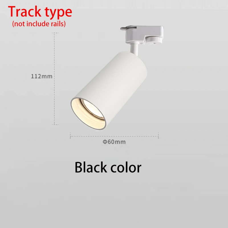 Saiyo LED Spot Light Aluminum Track Lights MR16 GU10 7W COB White Black Gold Ceiling Lamp For Living Room Store Indoor Lighting outdoor christmas spotlights LED Spotlights