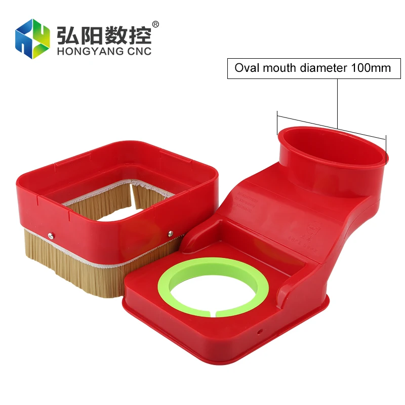 CNC Spindle Dust Collector CNC Dust Cover Brush Free Fall Engraving Machine Woodworking Dust Cover CNC Spindle Milling Machine Collector