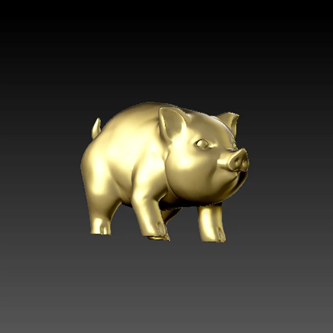 3d Model For Cnc Or 3d Printers In Stl File Format Pig Wood Routers Aliexpress