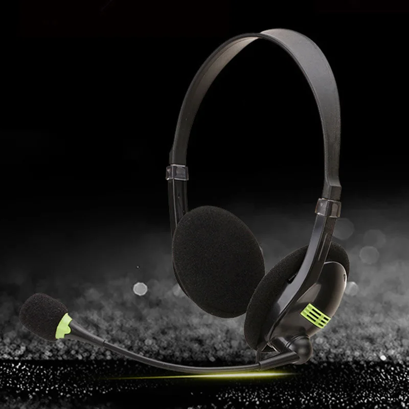 Stereo Earphones Bluetooth Portable Headphone Music Headset with Mic for PC Computer