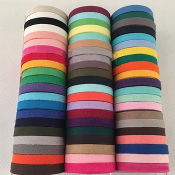 

50Yard/Roll 10mm Cotton Webbing Bias Binding Tape For Wrapping Clothing Bags Sewing Ribbon DIY Craft Accessories