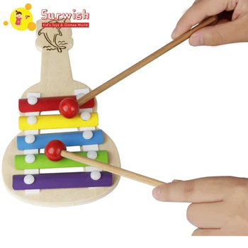 

Children Xylophone Musical Instrument Learning Toy With Mallets - Random Cartoon Pattern