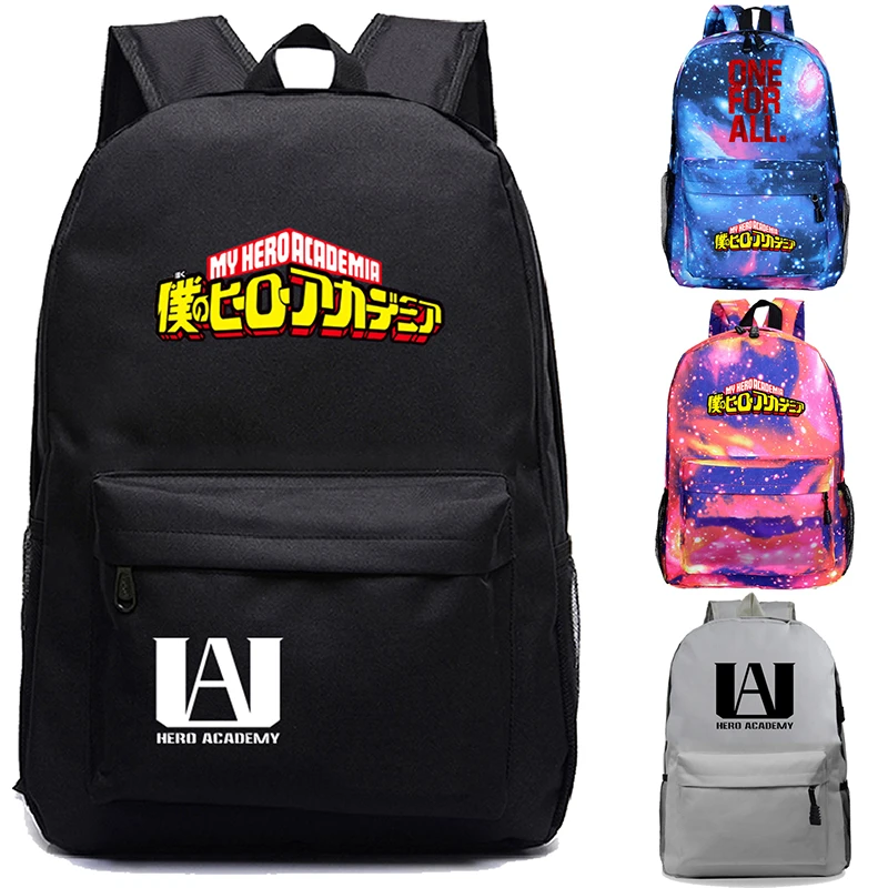 

Hot Sale My Hero Academia Boku No Hero Academia Backpack Student Pack Rucksack Sac A Dos Backpacks For School Teenagers Girls