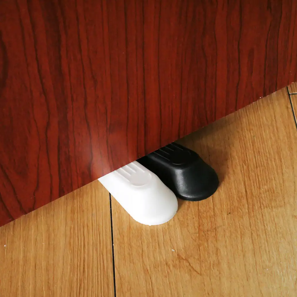 Acrylic Door Stopper No Need Punch Transparent Self Adhesive Door Holder Stop For Home Office Protect Walls Furniture 1pcs door stopper