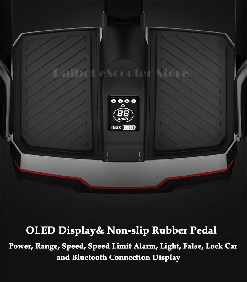 Daibot Offroad Hoverboard Two Wheels Self Balancing Scooters With Bluetooth Speaker 19 Inch 60V 1200W2 Adult Electric Scooter (3)