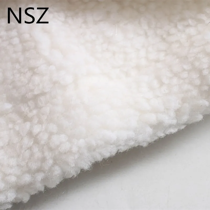 NSZ Женская мотоциклетная куртка из овечьей шерсти теплое зимнее плотное пальто Модная элегантная верхняя одежда