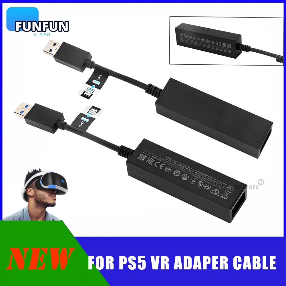 Mini For PS5 VR Adapter Cable USB3.0 Male To Female PS VR To PS5 Cable
