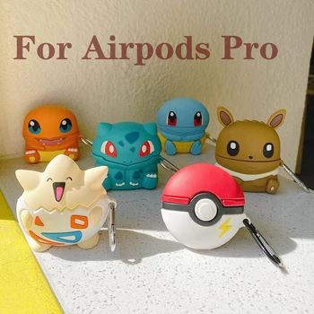 

newest fundas For apple Airpods Pro Case Cartoon 3D silicon Charging Box For airpods Pro 3 coque capa Bluetooth Earphone Cover