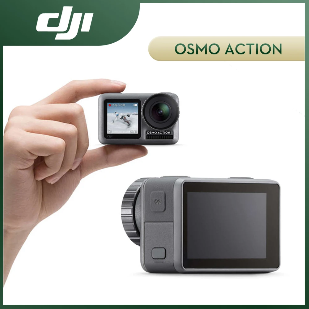 Спортивная Экшн камера DJI OSMO водонепроницаемая с двойным экраном RockSteady 4K HDR видео