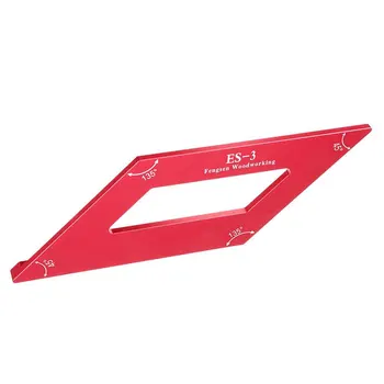 

Measuring With Base 45 Degree Marking Angle Line Durable Professional Portable Parallel Ruler Tool Woodworking Scriber Small