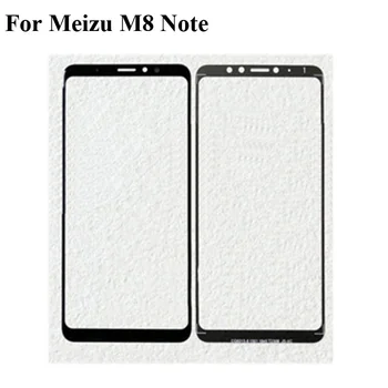 

2PCS For meizu note 8 Front LCD Glass Lens Touch screen Panel For Meizu M8 note M 8 Note Outer Screen Glass without flex M822Q