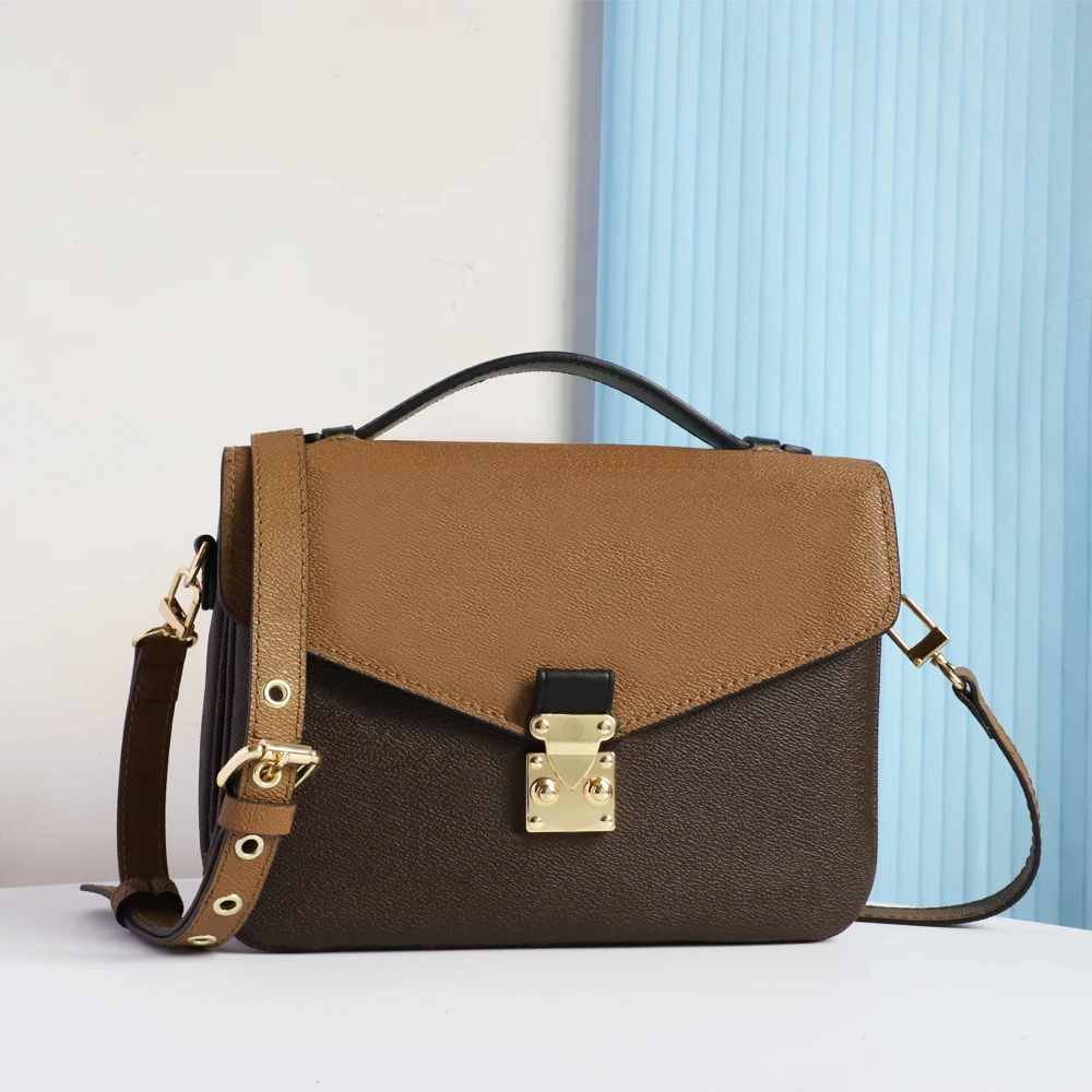 Роскошная дизайнерская сумка-мессенджер высокого качества для леди кожаная