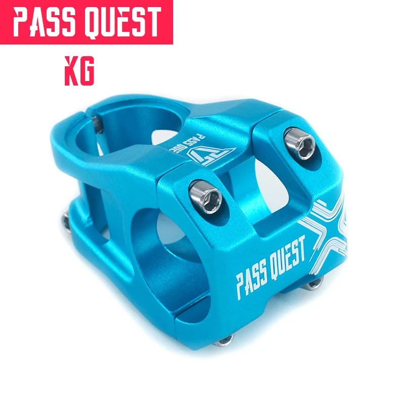 Pass Quest 31,8 мм 28,6 мм bicicleta велосипедная вынос 45 мм MTB DH ENDURO велосипедная вынос из Тайваня OEM велосипедная труба - Цвет: blue