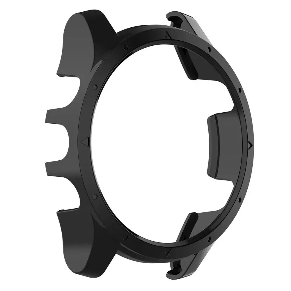 Чехол для часов для Garmin Forerunner 935, защитный Смарт-часы, браслет с циферблатом, противоударный чехол с защитой от царапин, унисекс, цветной - Цвет: Black