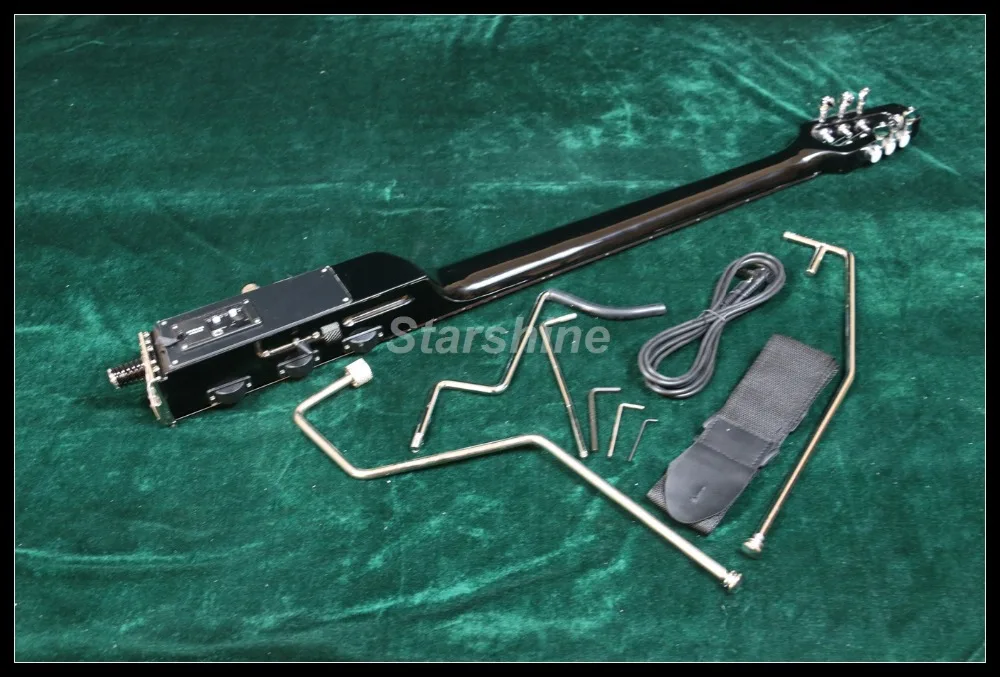 Ministar Caster электрогитара V-BN8 черного цвета хорошего качества оборудования