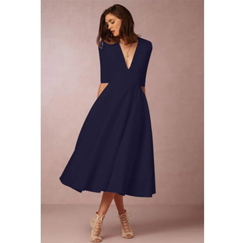 Женское повседневное винтажное платье BEFORW элегантное облегающее длинное с