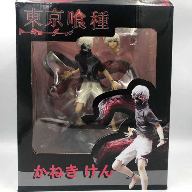 Аниме Tokyo Ghoul 22 см Kaneki Ken Awakened Ver. ПВХ фигурка Коллекционная модель игрушки Brinquedos