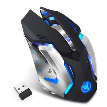 

Rechargeable wireless gaming mouse 2.4G 10 meters transmission distance Colorful glow 2400dpi