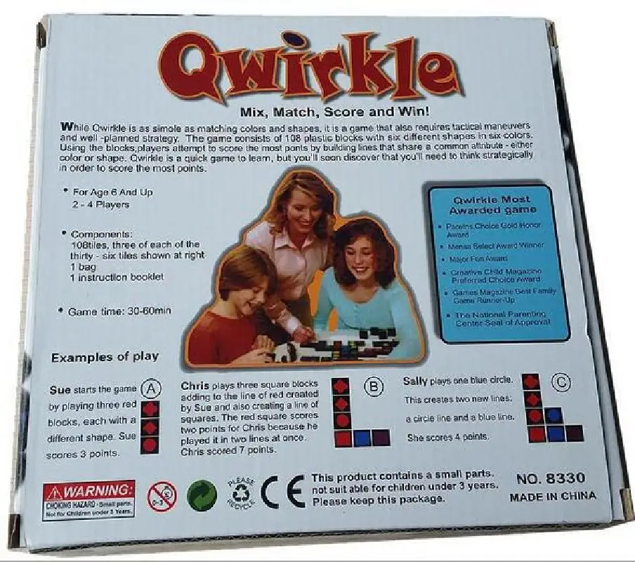 Новые Обучающие Развивающие игрушки Qwirkle деревянные шахматы интерактивные для