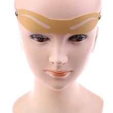 5 шт трафарет для бровей многоразового использования, для вышивания бровей, для татуировки, для практики, для кожи, на ремешке, для татуажа, для практики, для вышивания, для начинающих