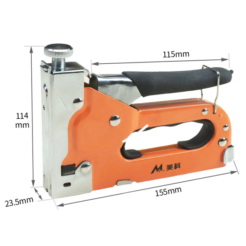 Staple Gun 3 In 1 Heavy Duty With Staple Remover And 600 Staples For Woodworking Diy Furniture Manual Stapler Tacker Brad Nail