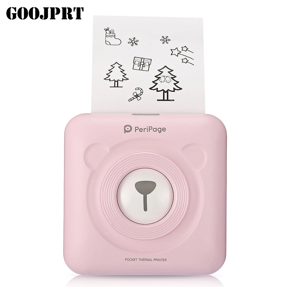 GOOJPRT A6 PeriPage Мини Портативный Bluetooth беспроводной бумажный фотопринтер Карманный термопечать USB порт Bill Impresoras Fotos