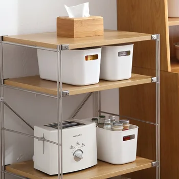 

Storage Basket, Simple Style PP Sundries Snack Tabletop Storage Box For Kitchen And Bathroom Storage