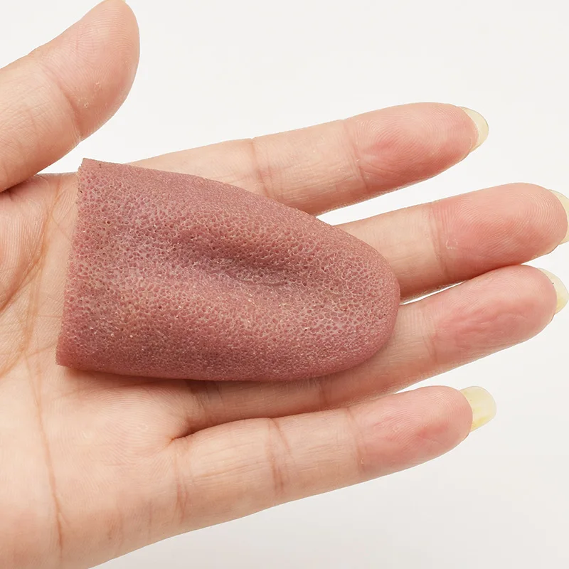 Simulation Tongue Tricks Scary Scary Magic Props Steel Needle Piercing Fake Tongue Halloween Props