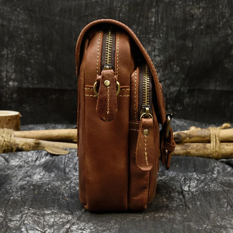 Leather Shoulder Bag Lorne Brown