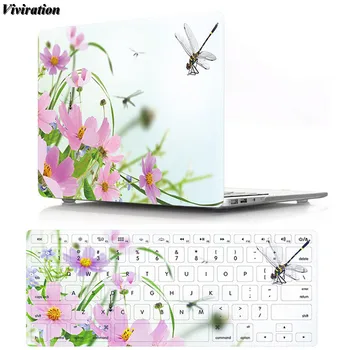 

For Macbook Retina 15 A1398/Pro 15 A1707 For Macbook Retina Pro Air 11 12 13 15 PVC Laptop Replace Case+Silicone Keyboard Cover