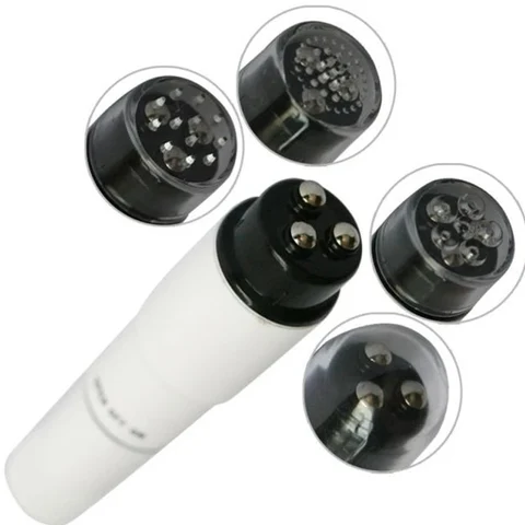 Pièce 4 tête Mini Dispositif Stylo Type Électrique Eye Soins Du Visage Grande Vibration Mince Visage Bâton Jouet