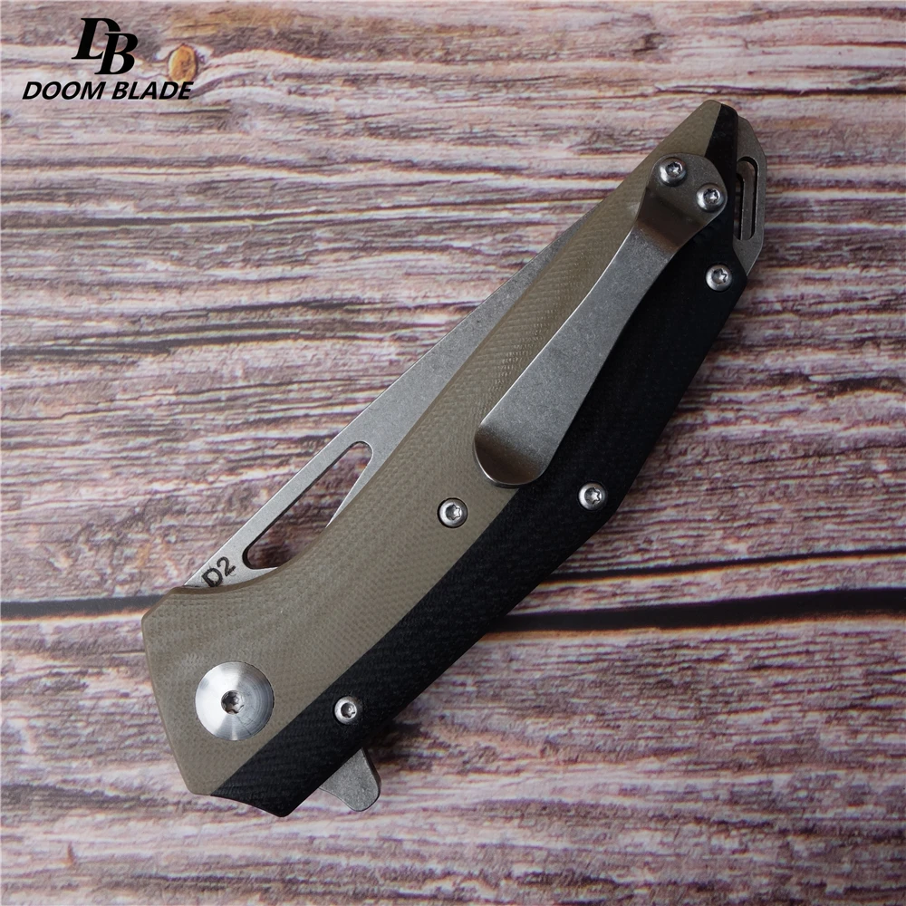 7 9 &quotFH11 60 61HRC ножи G10 ручка складной нож Тактические Ножи Открытый Отдых EDC