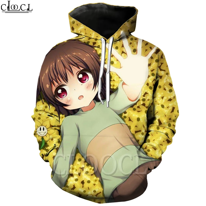 CLOOCL классические игры Undertale толстовки для женщин и мужчин Harajuku с 3D принтом