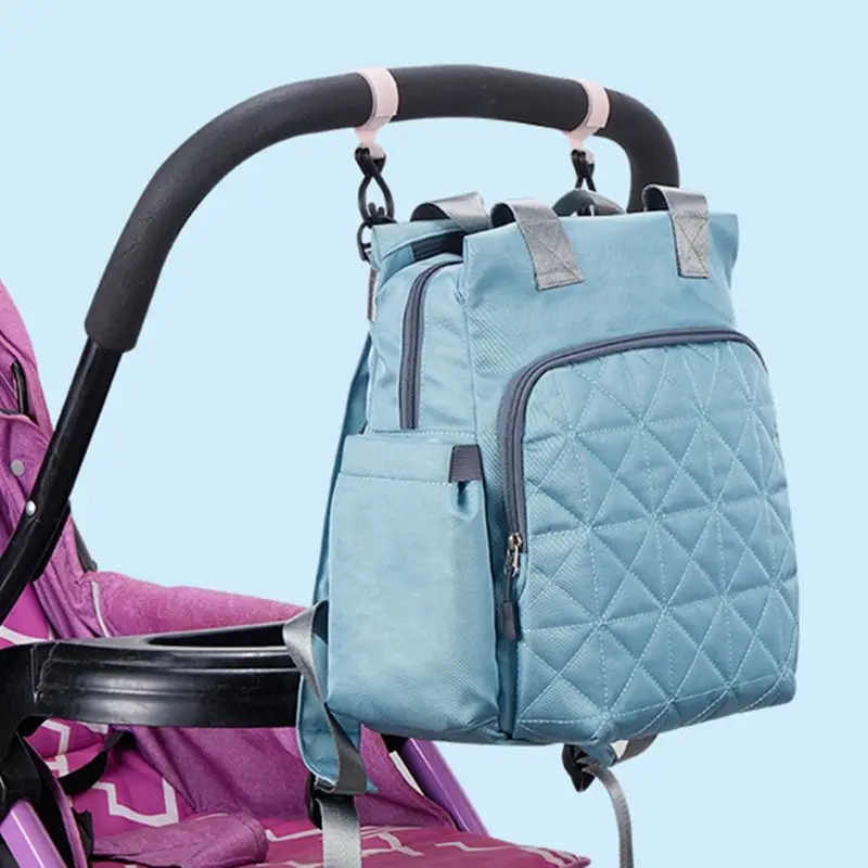 Портативный Мумия материнства подгузник детские пеленки сумка большая емкость путешествия рюкзак с коляской ремни 517D