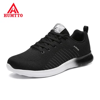 

Light Breathable Flying Weaving Man Sneakers Spring Summer New Mens Sport Shoes Soft Non-slip Lace-up Running Shoes for Men