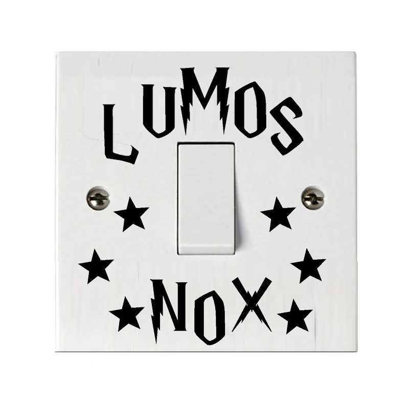 Lumos Nox мультфильм DIY стикер на стену s для детской спальни гостиной настенный декор комнаты Украшение стены стикер домашний декор