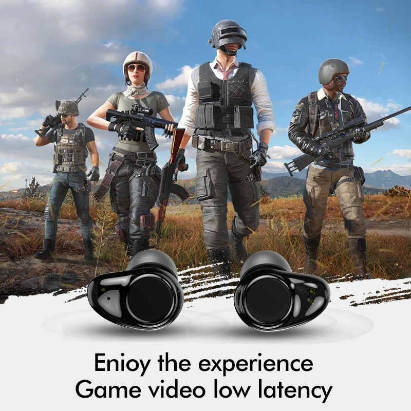 Дешево 2019 наушники Doboss с сенсорным управлением TWS Bluetooth HD стерео беспроводные наушники с шумоподавлением спортивные игровые наушники