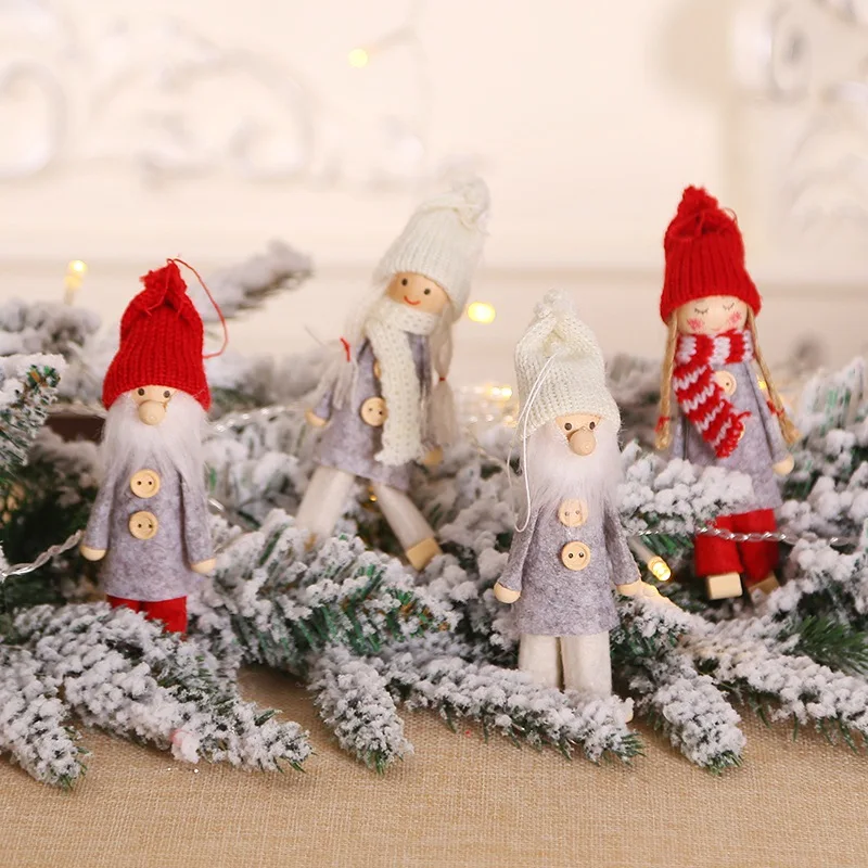 Санта-Клаус, снеговик, лось, куклы различных стилей ручной работы, Шведский Рождественский Санта-гном, плюшевая кукла, праздничные фигурки, игрушка, рождественский дом